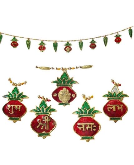 Kalash Ganpati Shubh Labh Toran