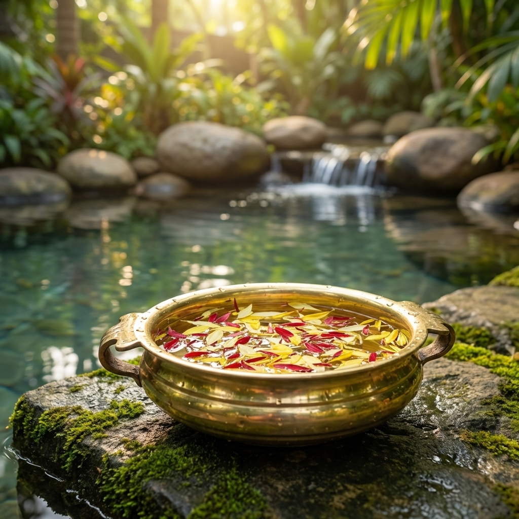 Brass Urli traditional Bowl for Home Decor