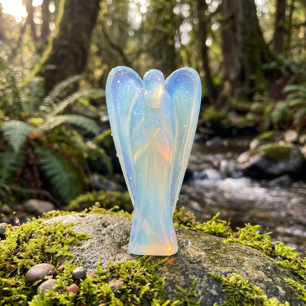 Angel Amethyst Natural Crystal Healing Reiki Stone