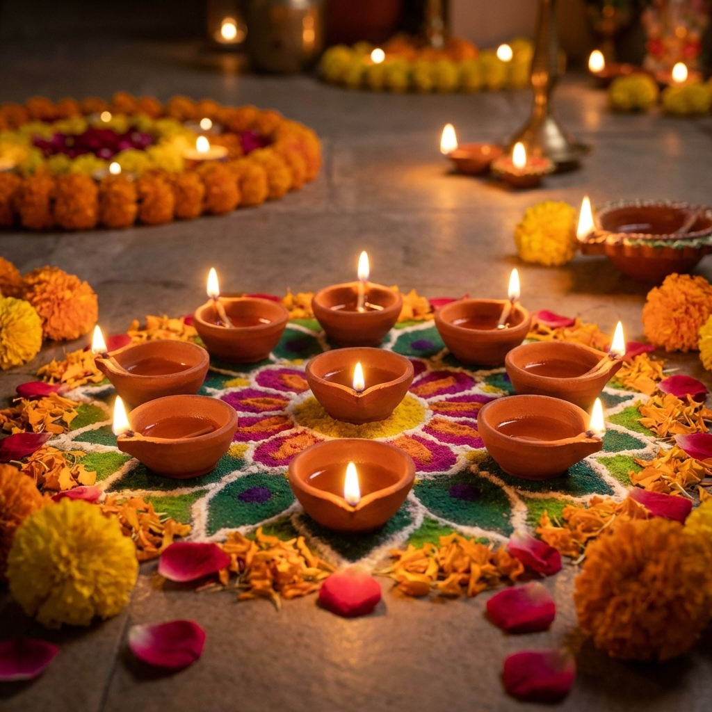 Clay Diya Diwali Decoration Items for Home Decor(2 Inch,100 Pcs)