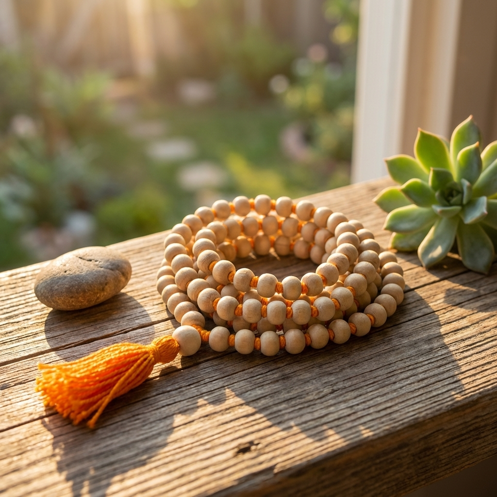 Tulasi Mala 108 Beads Original for Japa Chanting