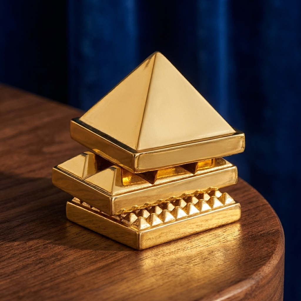Brass Vastu Pyramid for Home | Main Door, Kitchen & Wealth Energy