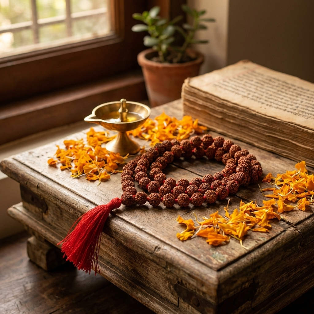 Rudraksha Japa Mala 108 Beads