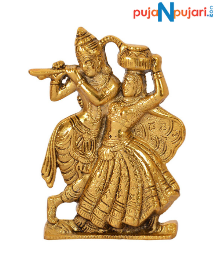 Radha Krishna Wall Hanging Idol