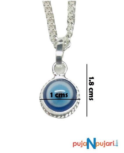 Evil Eye Oval Mini Pendant