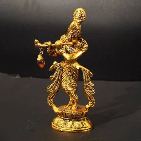 Lord Krishna Playing Flute Standing