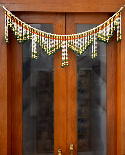 Handmade Pearl Beads Decorative Door Hanging Toran