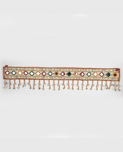 Traditional Multi Zula Pearl Plastic Beads Toran for Festival