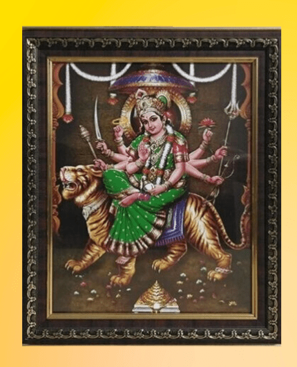 Durga mata photo frame, Durga maa photo frame, Maa durga photo frame, Durga puja photo.