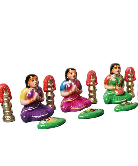 Meenakshi Villaku Pooja Golu Dolls Set