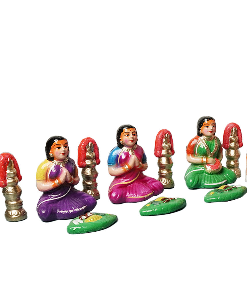 Meenakshi Villaku Pooja Golu Dolls Set