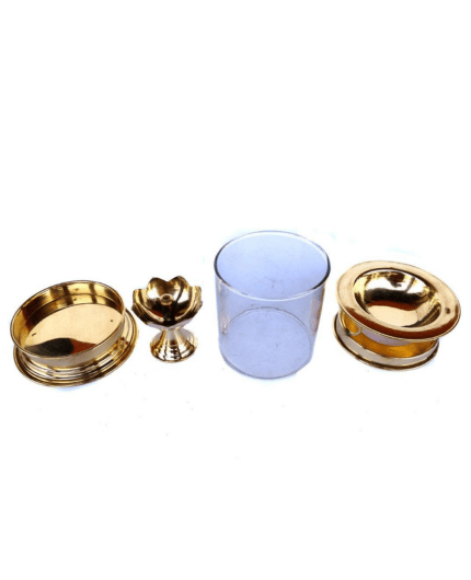 Brass Diffuser Oil Diya Lamp Akhand Diya - Puja N Pujari