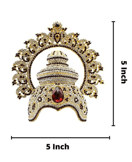 Crown For Varamahalakshmi Idol Decoration -Puja N Pujari