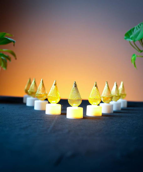 Puja N Pujari Battery LED Diya