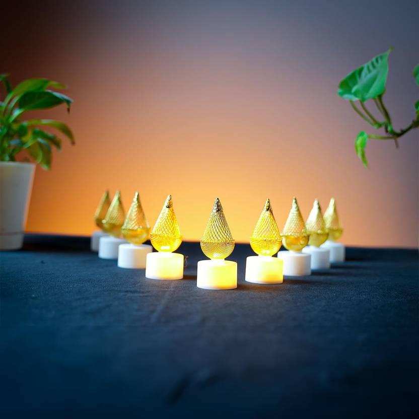 Puja N Pujari Battery LED Diya
