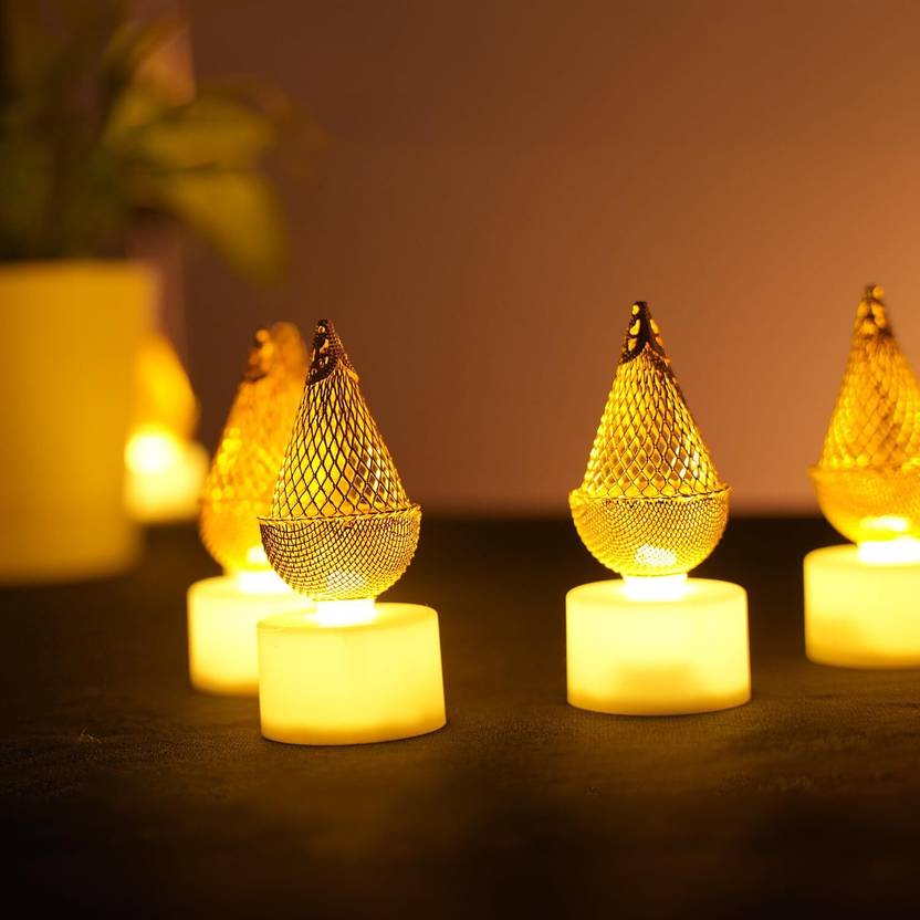 Battery Led Diya For Diwali- Pack of 12