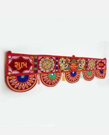 Traditional Embroidered Hand Made Door Toran