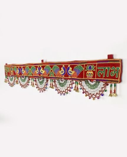 Traditional Peacock Design Toran for Diwali