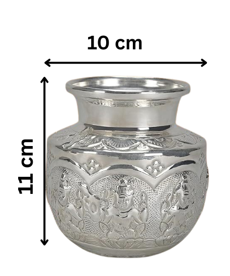 Ashta Lakshmi Design Pooja Kalasham 10 Cms