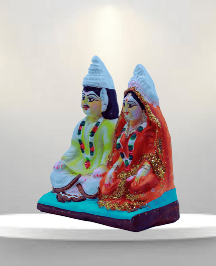 Celebrate the festive season with this beautiful set of Bengali Golu dolls! Perfect for Dasara/Navaratri, this set is sure to bring joy to your home. Buy Now from Puja N Pujari!