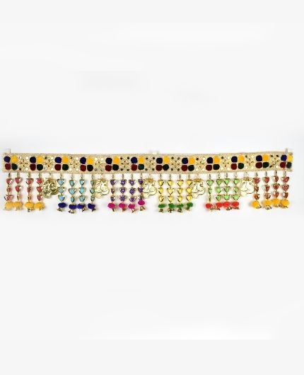 Multicolor Bead Design Door Bandarwar for Diwali