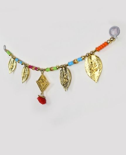 Traditional Multi Zula Pearl Plastic Beads Handmade Toran