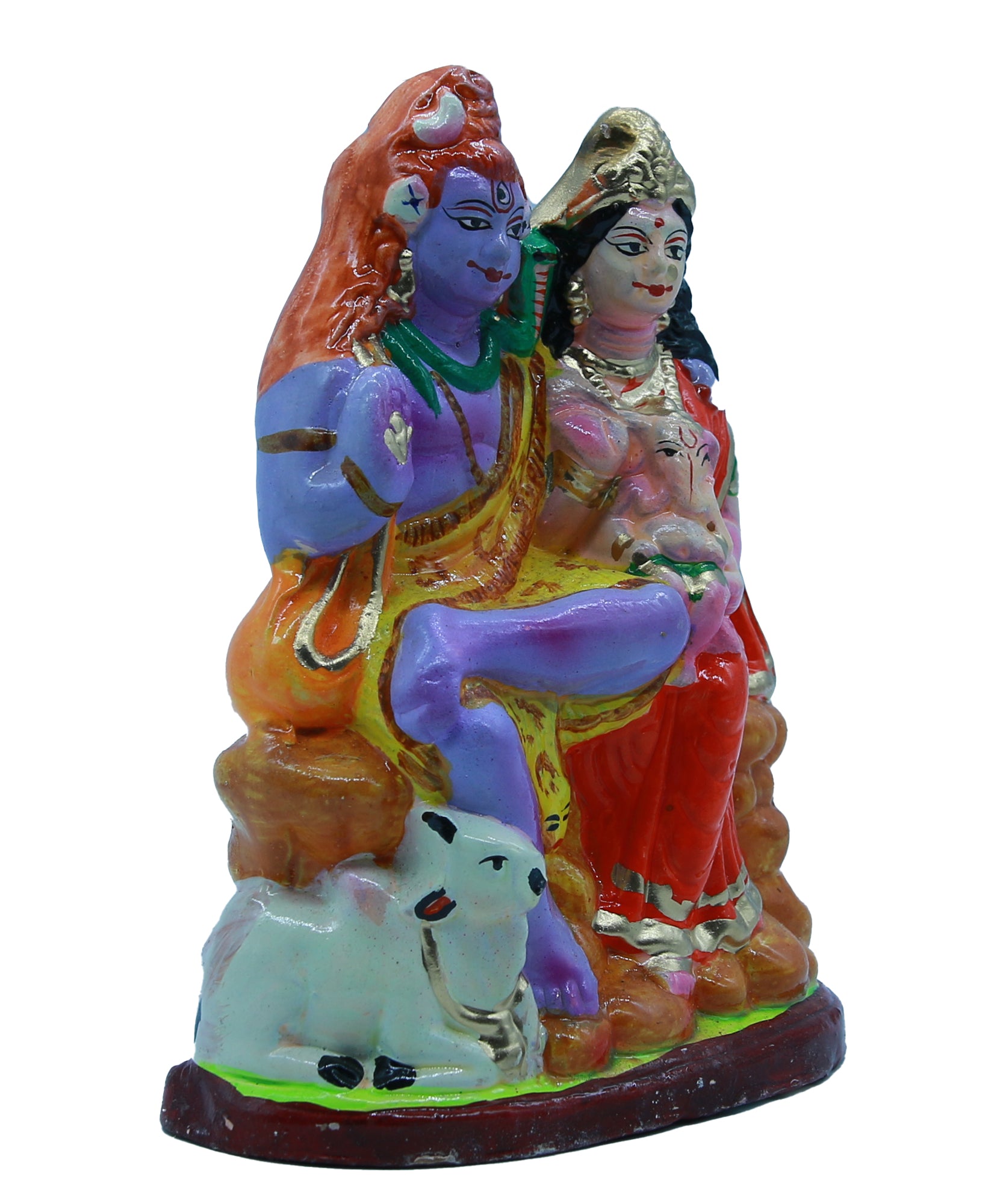 Shiva Pariwar Decorative Showpiece Golu Dolls Set