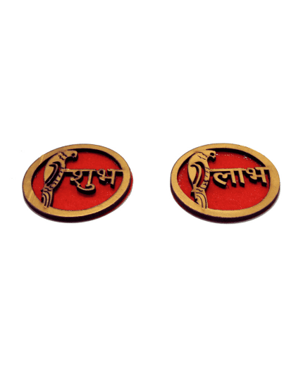 Shubh Labh Stickers for Pooja Decoration