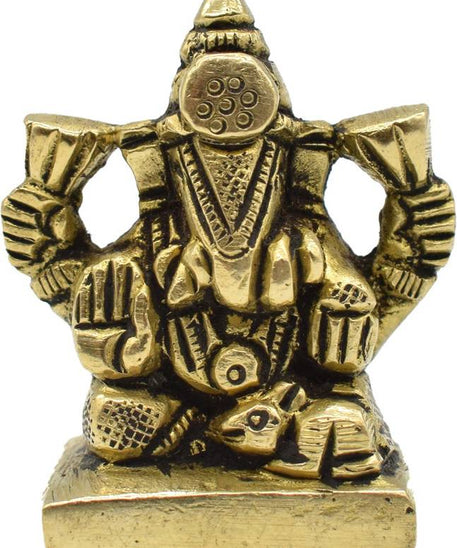 puja-n-pujari-god-ganesh-ganapati-sitting-idol-brass-sculpture-good-luck-success-decorative-showpiece-4-