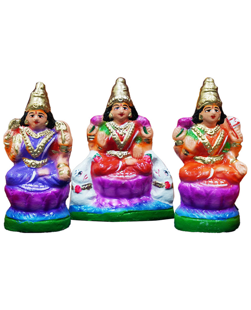 Ashtalakshmi Doll Set – Traditional Kolu Bommai for Navaratri Golu