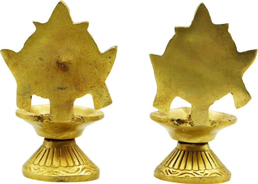 Shanku Chakra Diya Oil Deepam For Puja