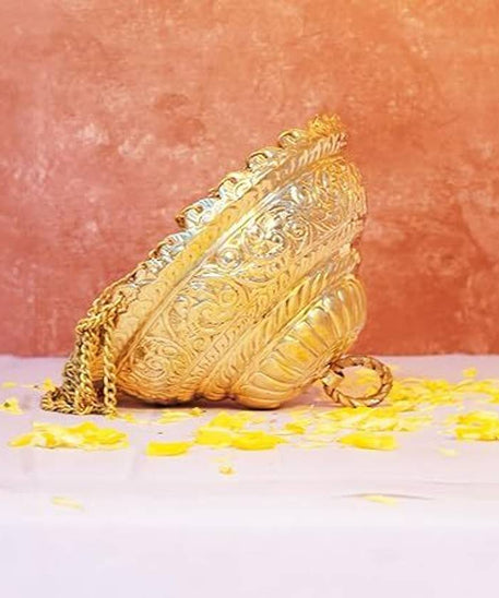 Brass Chatra Chattar for God and Temple with Attached Hook for Home & Puja Room Decorative Showpiece