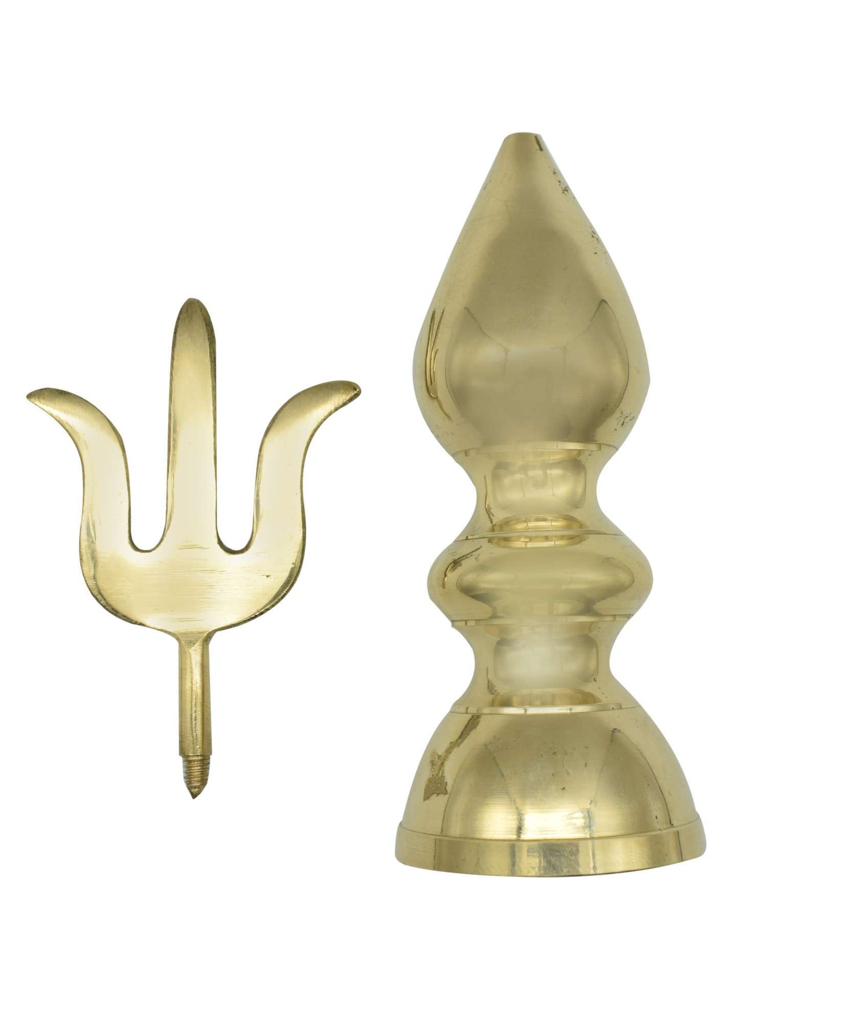 Brass Shiva Trishul Stand