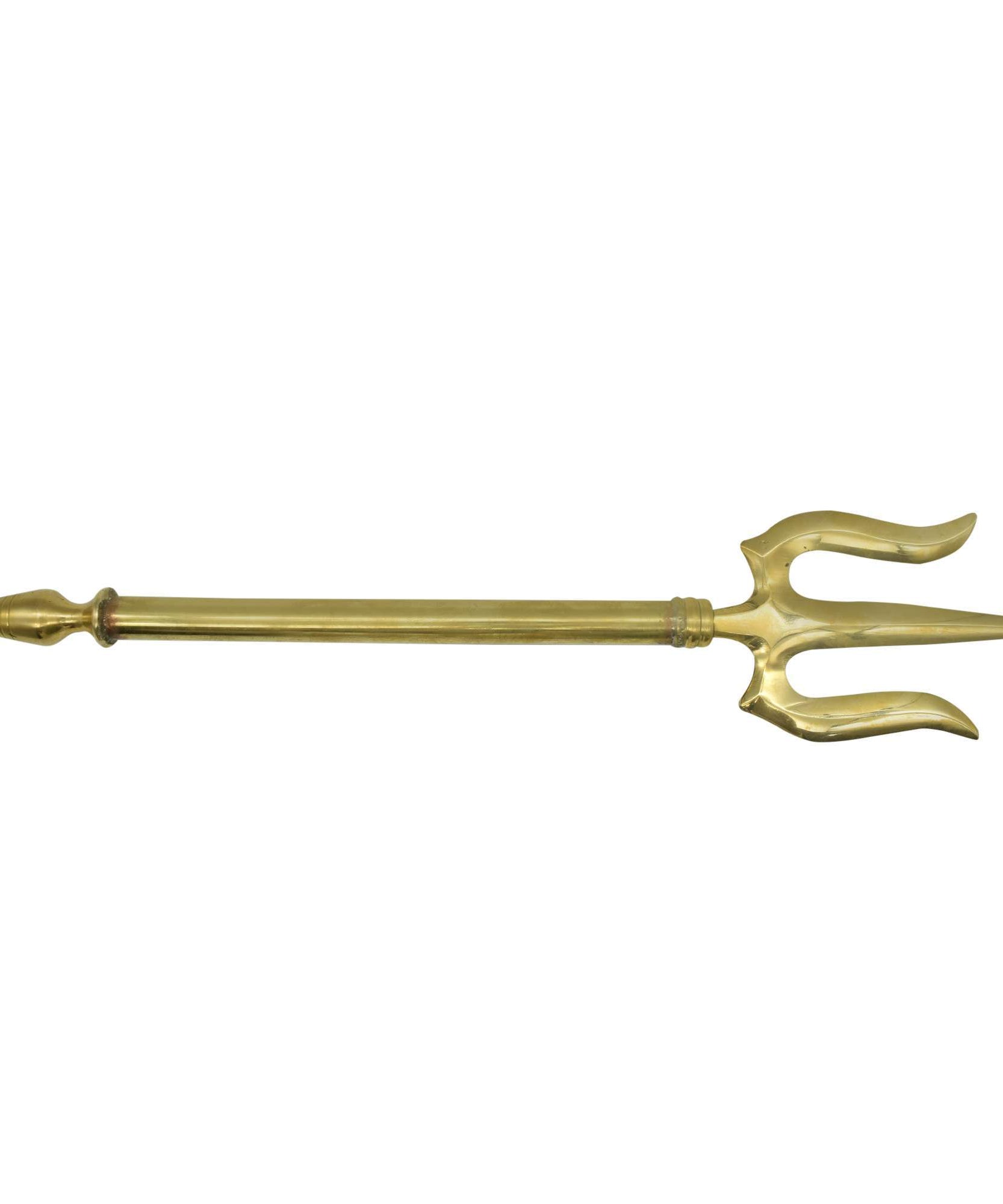 Brass Shiva Trishul Stand for Pooja Brass Stand