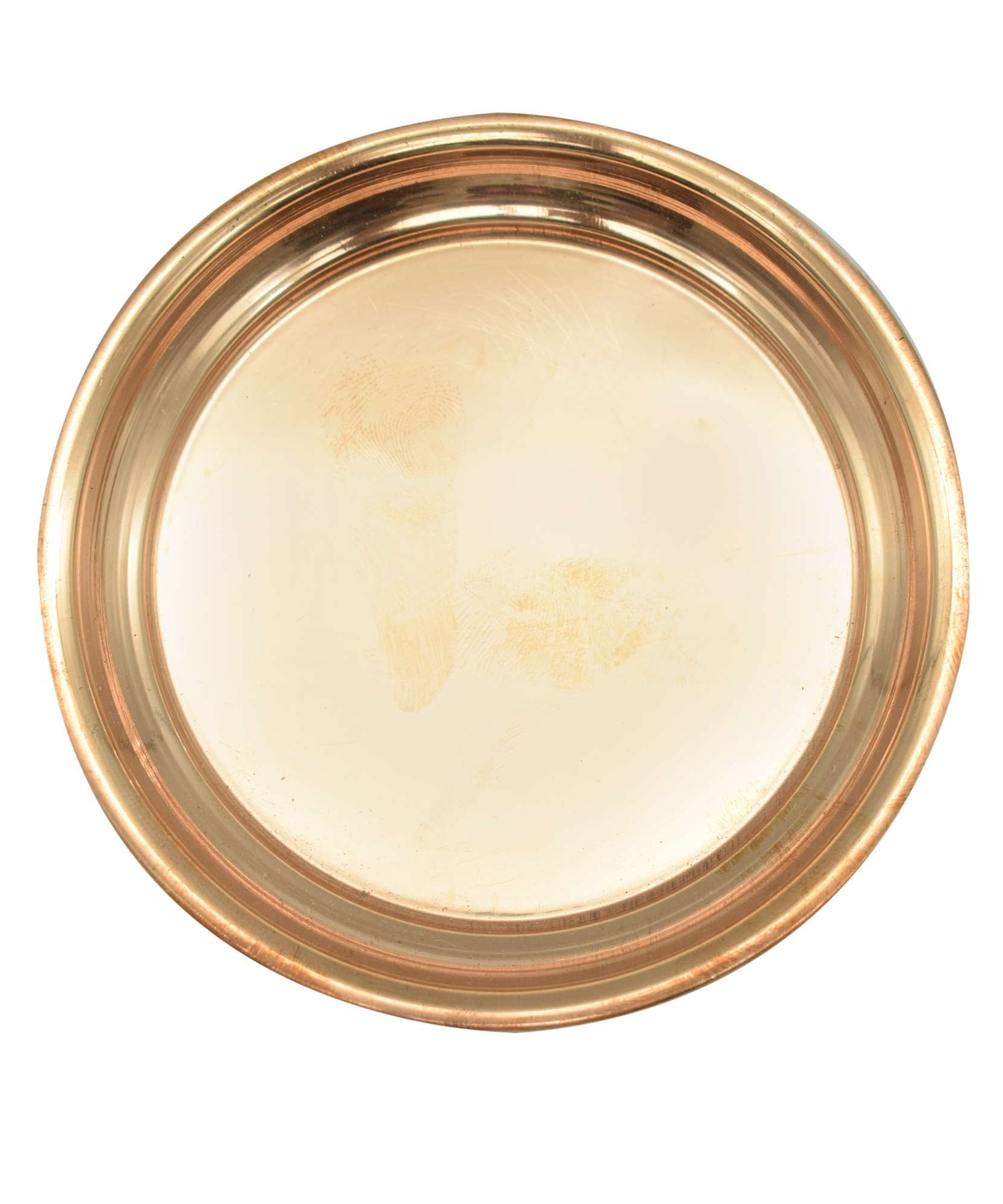 Copper Pooja Archana Thali Plate