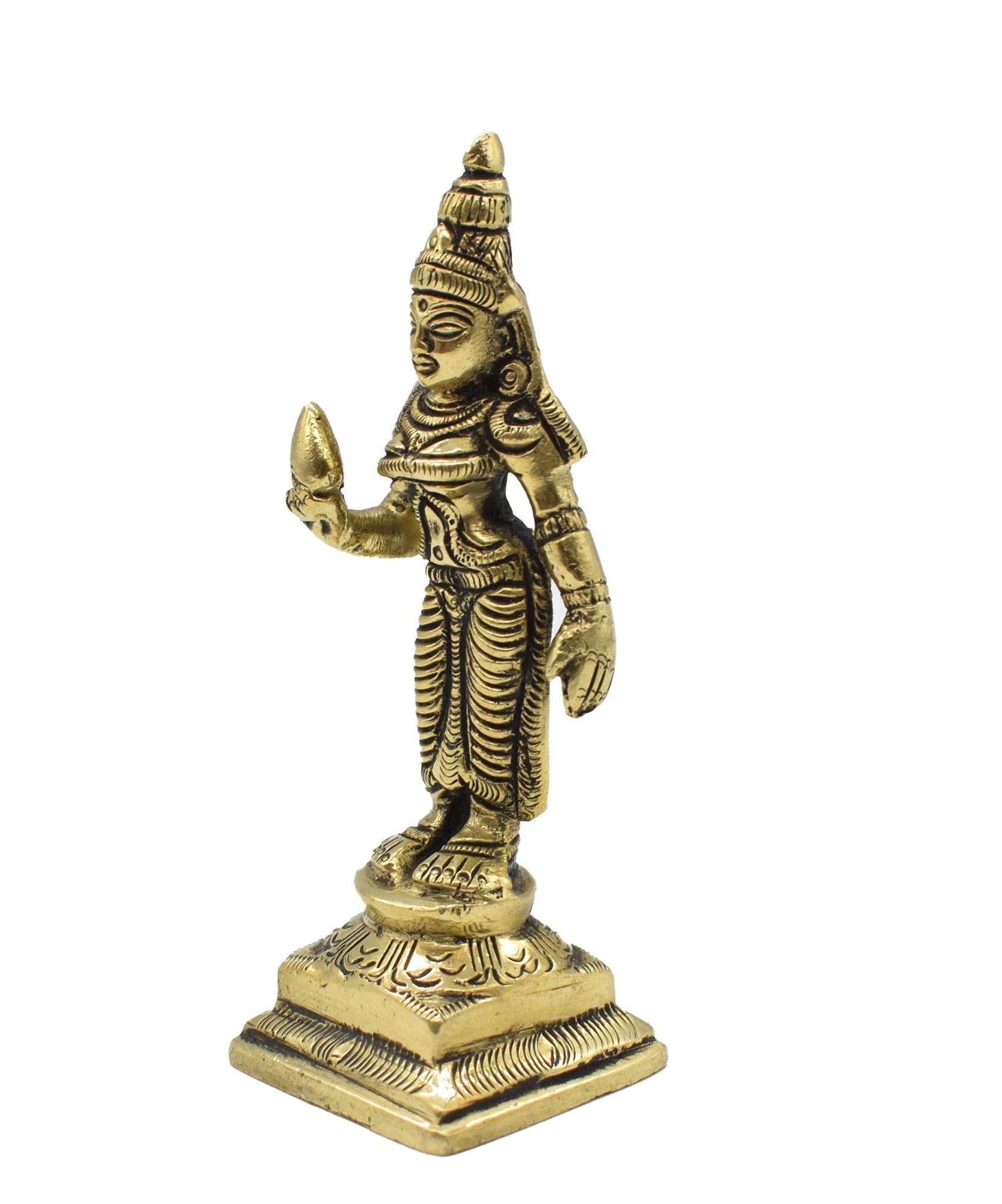 Brass Lakshmi Devi Idol for Diwali Pooja