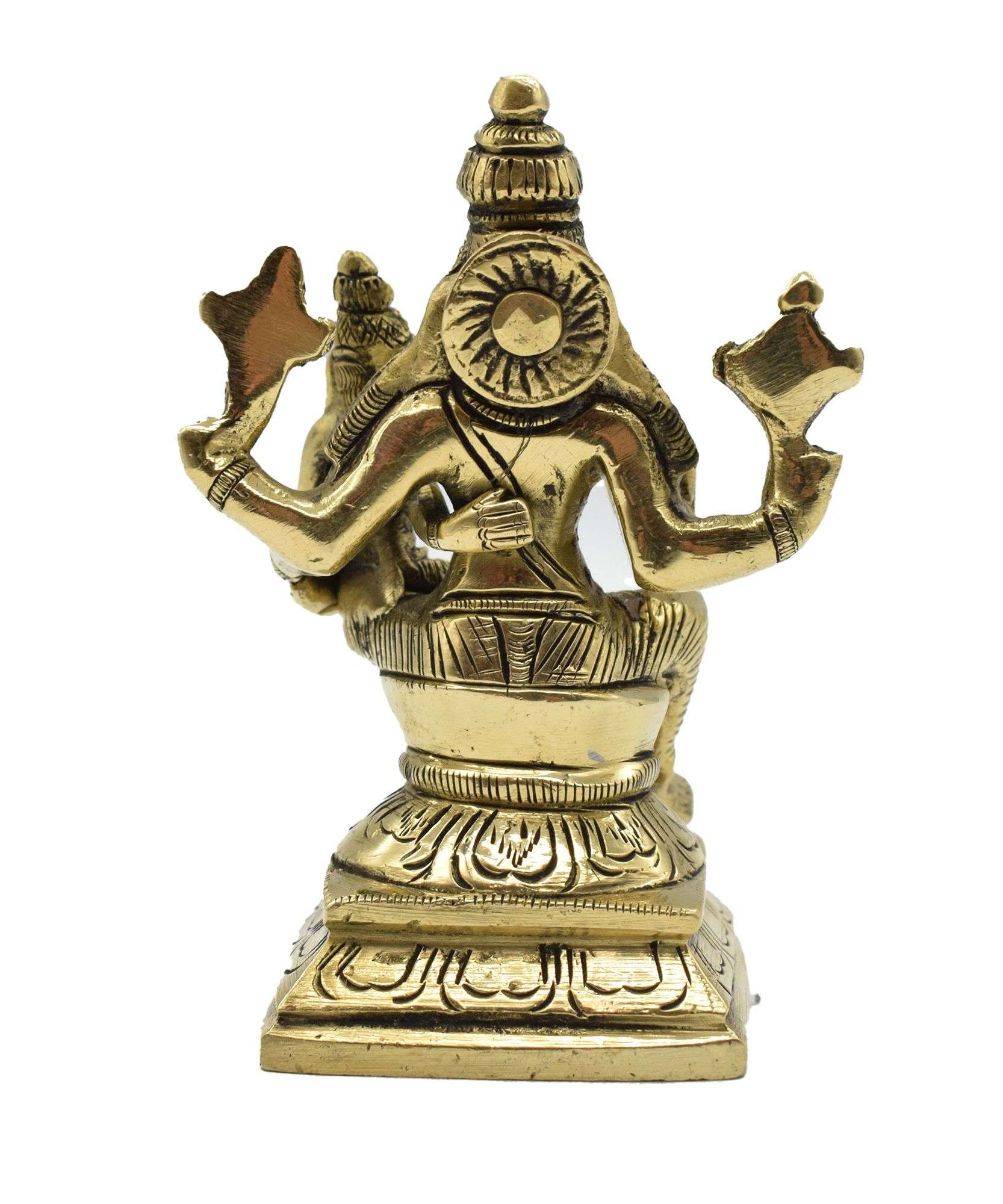 Brass Lakshmi Narasimha Idol