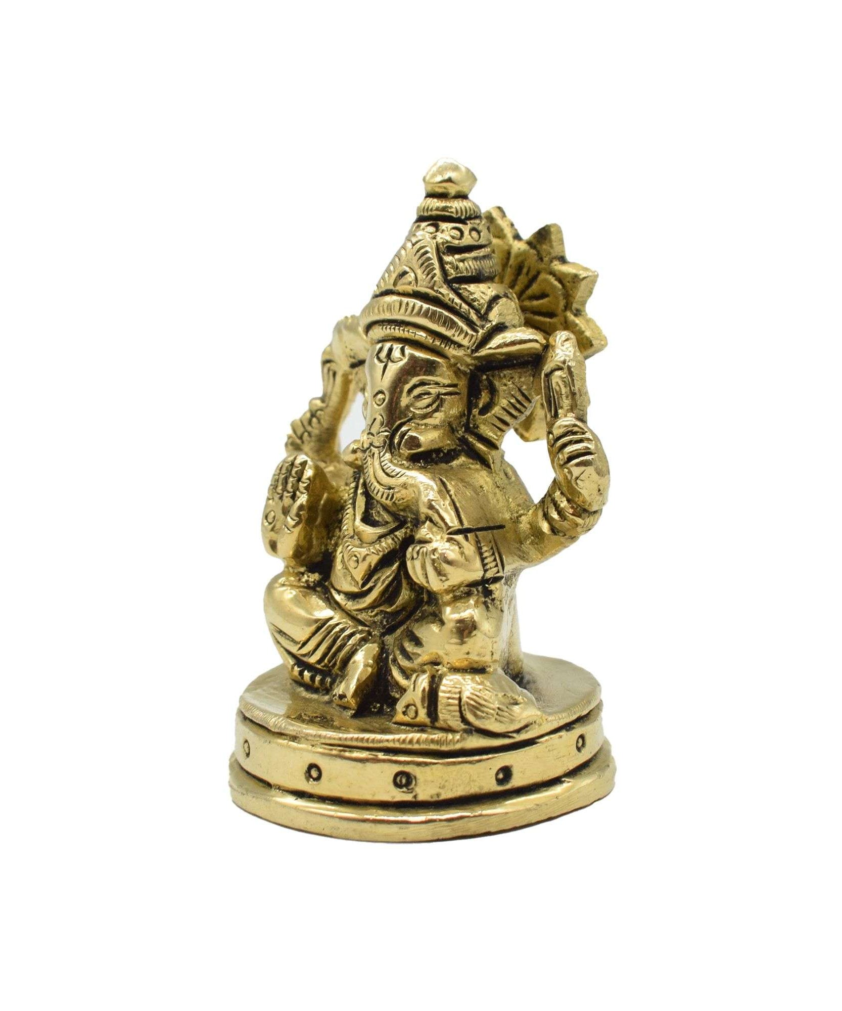 Brass Ganapthi sitting idol