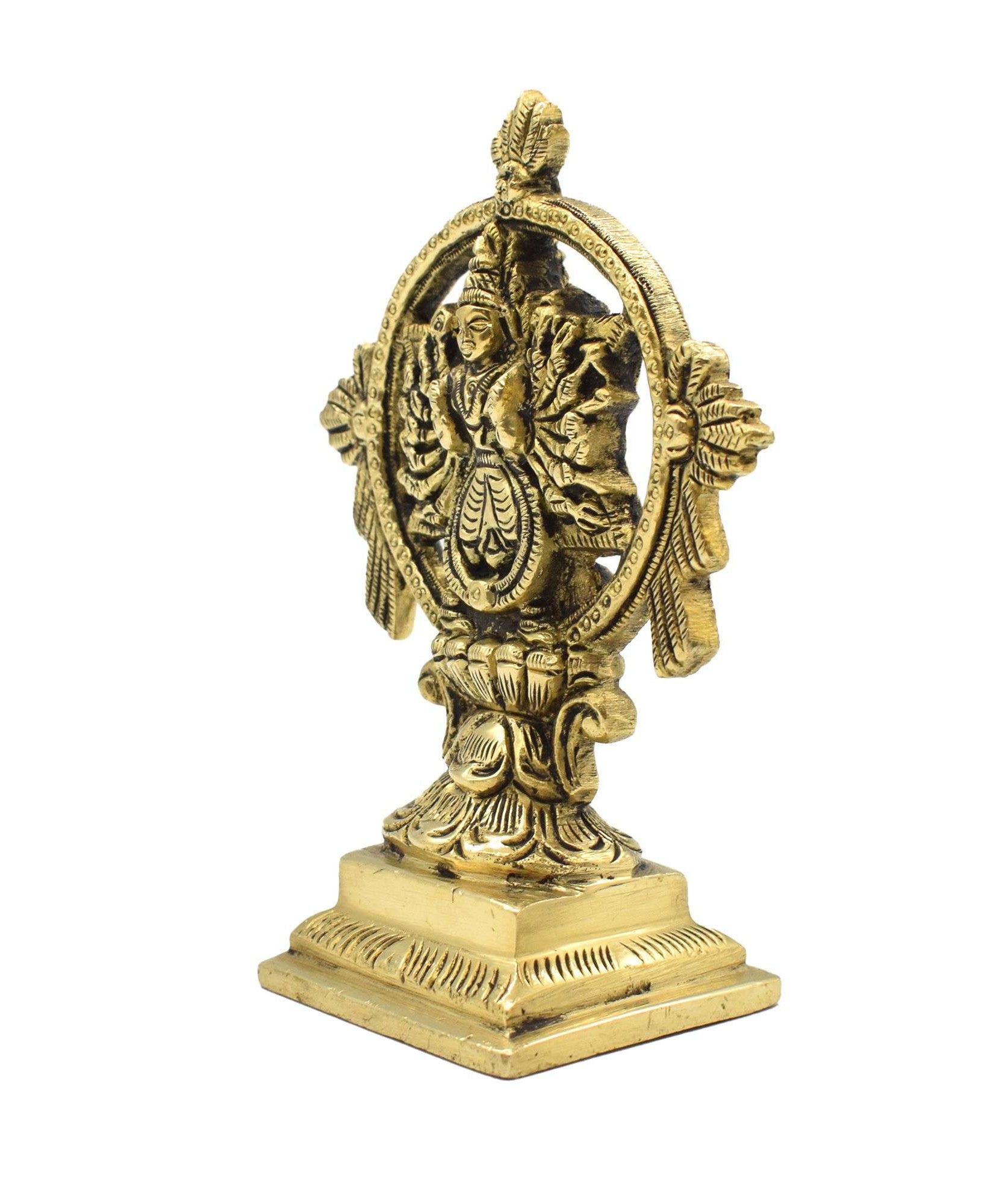 Swami Sudarshana Vishnu Yoga Narasimha Chakrathalwar Idol