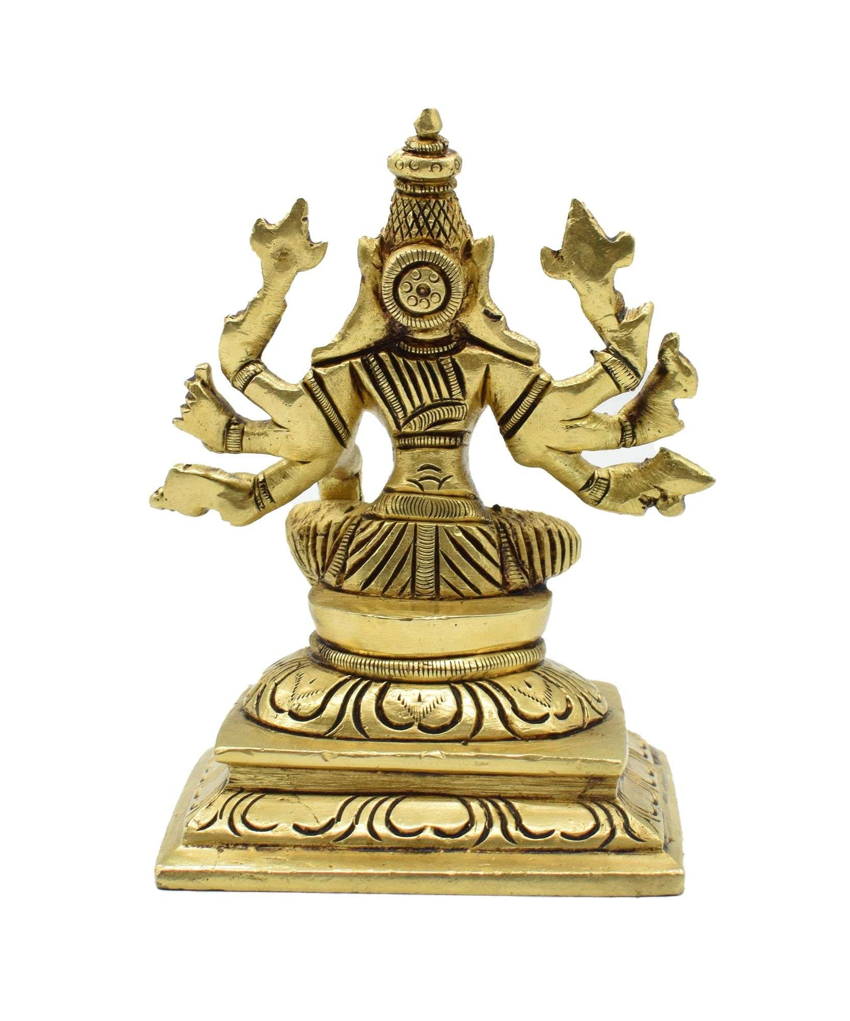 Brass Gayathri Statue Showpiece