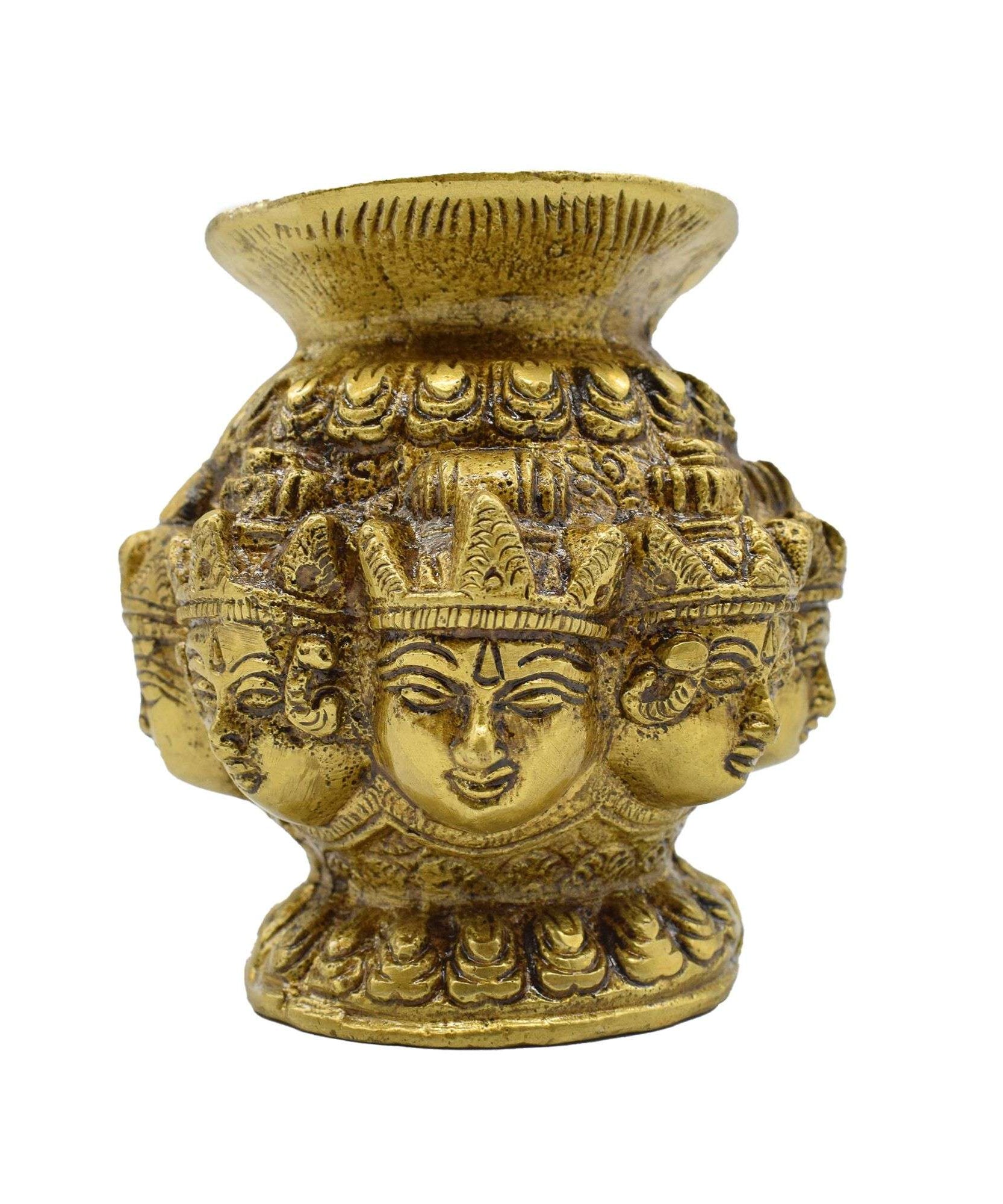 Brass Astha Lakshmi Kalash