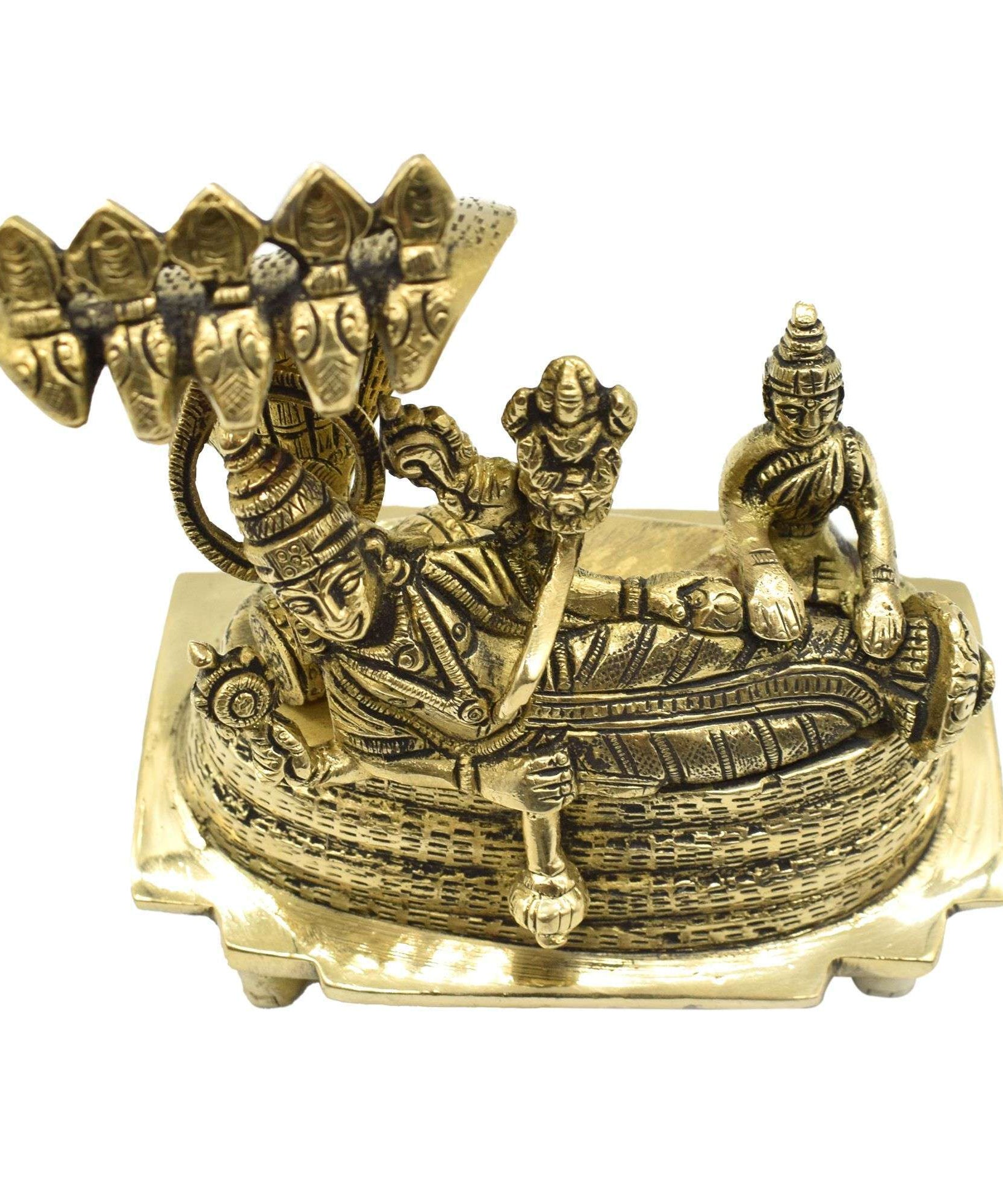 Brass Vishnu Narayan Lakshmi