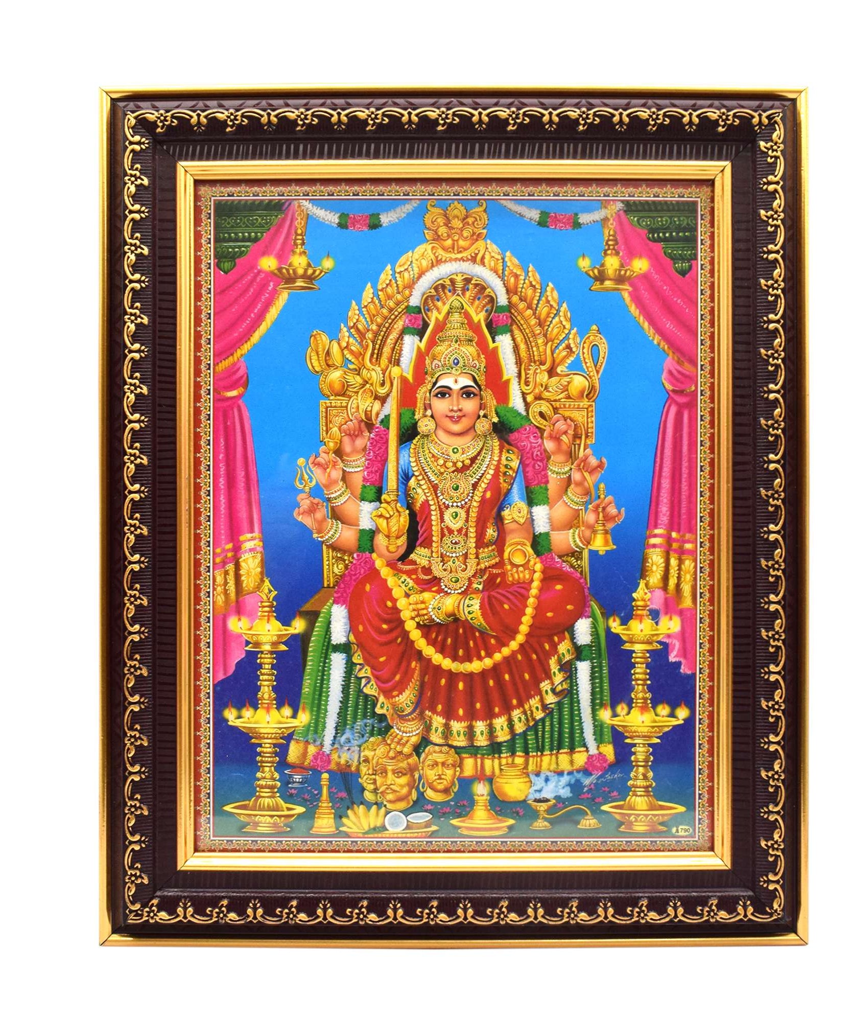 i Goddess Sri Samayapuram Mariamman Photo Frame