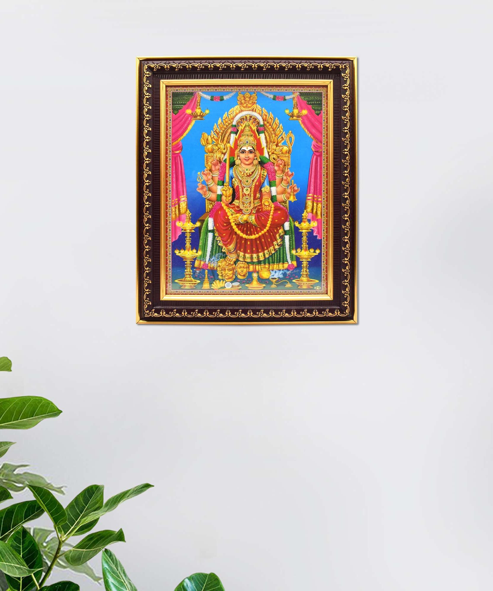 i Goddess Sri Samayapuram Mariamman Photo Frame