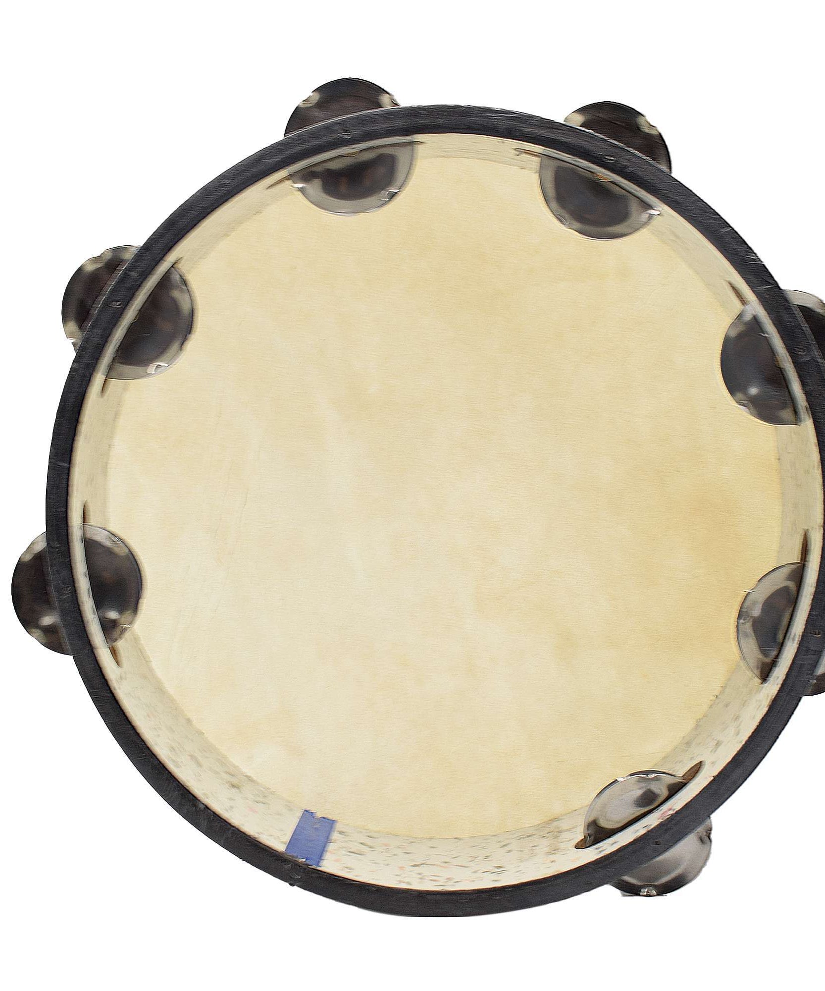 PujaNPujari Tambourine Hand Percussion Musical Instrument 9 Inch