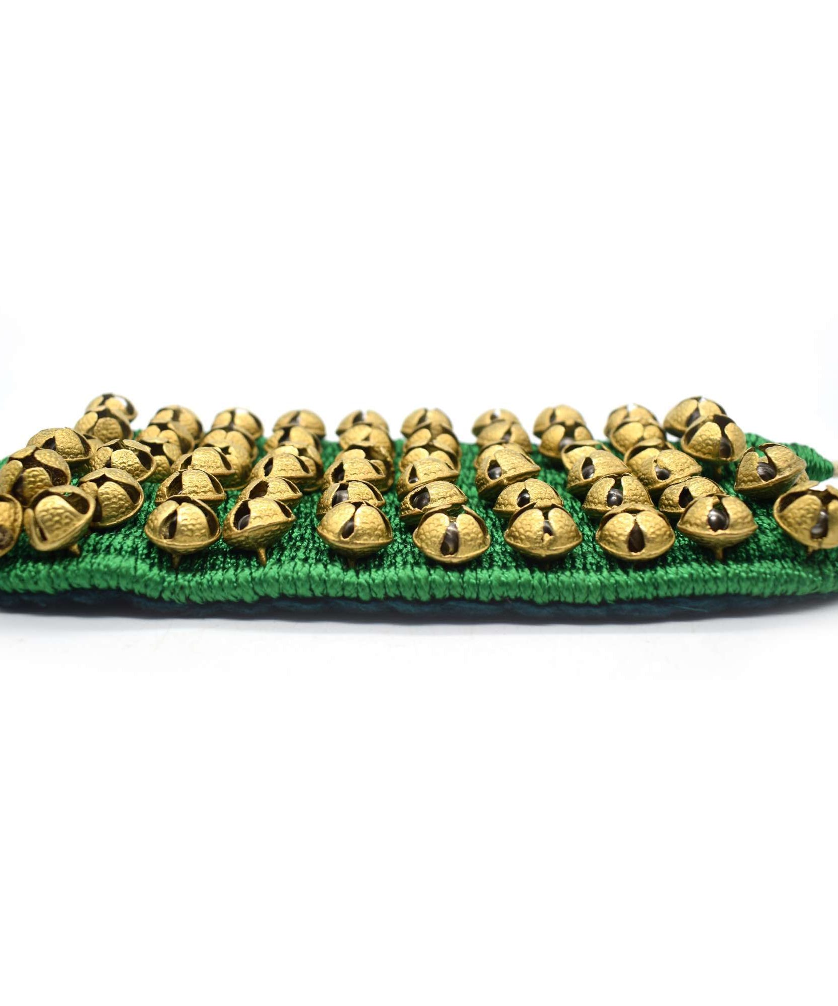 Green Kathak Ghungroo (3 )Three Line Big Dancing Bells