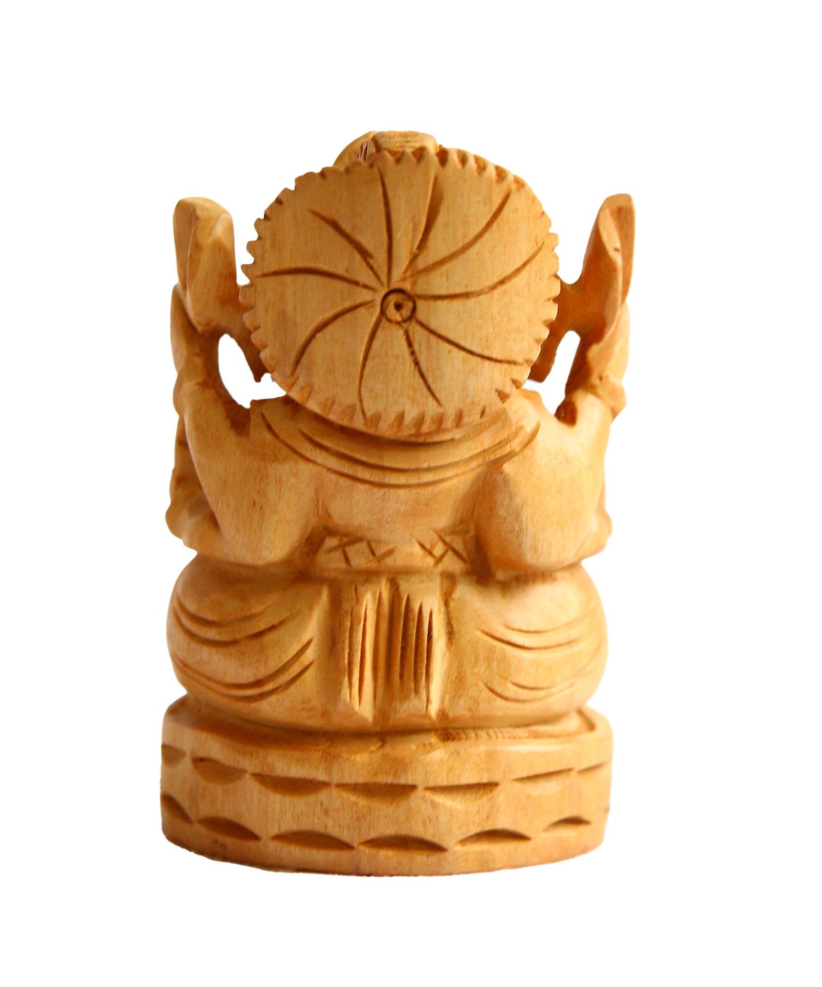 Channapatna Wooden Ganesha Statue Craved 6 CM Height
