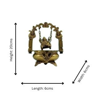 Ganesha Swing Urli for Floating Flowers in Water