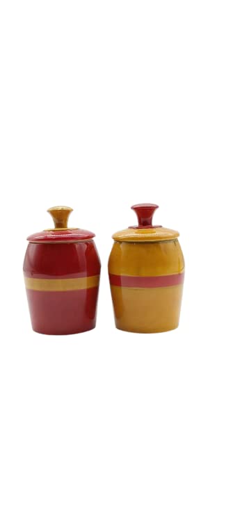 channapatna Wooden Haldi-Kum Kum Storage Box Set.