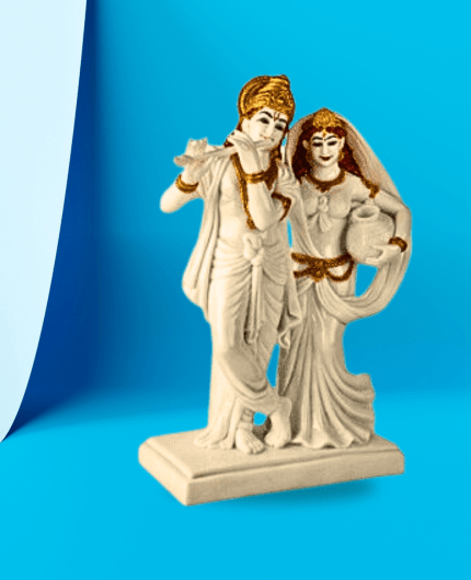 Marble Radha Krishna Statue